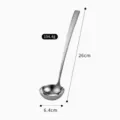 Mestolo da zuppa in acciaio inossidabile martellato variante, cucchiaio da cucina 26cm - Cucchiaio da minestra medio martellato