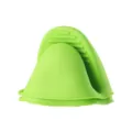 Mini guanti da forno in silicone verde resistenti al calore utensili da cucina - Guanti da Forno / Confezione da 2 / Verde