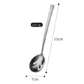 Hammered stainless steel slotted spoon 33cm kitchen cooking hot pot soup ladle tool - Hammered Large Slotted Serving Spoon