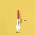 Stainless steel food tong with red handle kitchen BBQ bread clip 28.8cm ergonomic design - 12-Inch Plum Blossom Food Tongs