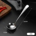Resistente mestolo da zuppa in acciaio inossidabile per pentola calda manico lungo. - Cucchiaio da Minestra / Argento