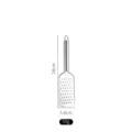 Stainless steel multi-functional cheese grater and lemon zester kitchen tool 24cm - Small Square Medium Graters