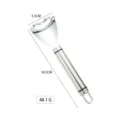 Pelapatate per mais in acciaio inossidabile strumento da cucina con manico ergonomico. - Pialla per Mais a Doppia Linea / Acciaio Inossidabile