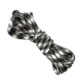Schwarz-weiße Paracord 550 7-Strang Fallschirmschnur für Outdoor Camping Überleben Armband Herstellung. - Schwarz-Weiß-Tarnung