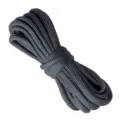 Cuerda de supervivencia negra paracord 550 de 7 hebras para tiendas de campaña y pulseras. - Gris