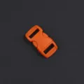 Fibbia a scatto in plastica arancione 1cm piccola fibbia per fettuccia di zaino - Arancione