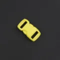 Fibbia a sgancio rapido in plastica gialla 1cm per cinghie borse accessorio cucito fai da te - Giallo