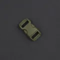 Fibbia in Plastica Verde Militare 1cm Chiusura per Zaino e Fettuccia Accessorio - Verde militare