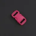 Fibbia di chiusura in plastica rosa per fettuccia da 1cm 29x15mm accessorio borsa - Rosso rosa