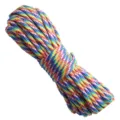 Kleurrijke 550 paracord 7 strengen regenboog touw voor buiten camping, armbanden en DIY ambachten. - Regenboog / 3 Meter Verpakking