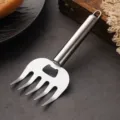 Resistente artiglio sminuzzatore di carne in acciaio inossidabile per barbecue manzo - Proteggi dita in acciaio inossidabile per affettare