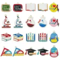 Mixed 20 styles graduation study enamel charms alloy pendants for DIY necklace bracelet jewelry - Graduation Set (20 Mixed Styles) / 20 Pieces/Pack