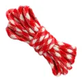 Rood-witte 7-strand paracord, sterke outdoor tentkooi, DIY armband weefkabel voor knutselwerk. - Rood Wit Camouflage / 3 Meter Verpakking
