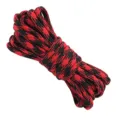 Rood Zwart Houndstooth Paracord 7 Drads Outdoor Overlevingskoord DIY Armband - Rood Zwart Camouflage / 3 Meter Verpakking