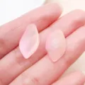 Pink gradient glass lotus petal beads, beautiful DIY hairpin and jewelry making accessories. - Lotus Petal (21970) / 1 Piece (20x11mm) / Yellow Pink Gradient