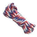 Rood wit blauw 550 paracord 3m 7 strands survival touw voor buiten camping tent en DIY handwerk - Blauw Wit Rood Camouflage / 3 Meter Verpakking