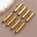 Gold Plated Stainless Steel Bead Chain Tube Slide Clasps DIY Jewelry Making Findings 8pcs - T2110 Style (TA300)
