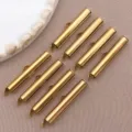 Gold stainless steel slider tubes clasp connectors for DIY jewelry making necklaces 7pcs - T2112 Style (TA300)