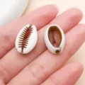 Acryl Kauri Muschel Perlen DIY Schmuck Accessoires Anhänger Ozean Stil Großhandel - Gerades Loch Schnecke (27362)