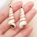 Acryl Muschel Anhänger Charm DIY Schmuck Zubehör, wunderschöne Ozean Stil Perlen. - Kleiner Conch (27395)