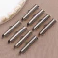 Metal tube clasp findings for DIY cord ends jewelry connectors crafting hardware set 10pcs - T2121 Style (TA300)