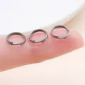 Iron double split rings for DIY jewelry making, bracelet and key accessories connector. - 10g Approx 70 Pcs (FT175) / Thick 0.7mm Diameter 8mm / Gunmetal