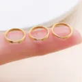 Gold double open jump rings for DIY jewelry making, bracelets, necklaces, and keychains. - 10g Approx 54 Pcs (FT175) / Thick 0.7mm Diameter 10mm / Gold