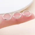 Silver double layer split rings for DIY jewelry making, bracelets, and necklaces. - 10g Approx 54 Pcs (FT175) / Thick 0.7mm Diameter 10mm / Bright Silver