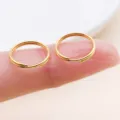 Iron double layer jump rings for DIY jewelry bracelet necklace and key chain accessories - 10g Approx 50 Pcs (FT175) / Thick 0.7mm Diameter 12mm / Gold