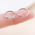 Silver double loop jump rings for DIY jewelry making, keychains, and bracelet crafting. - 10g Approx 50 Pcs (FT175) / Thick 0.7mm Diameter 12mm / Silver White