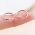 Rose gold double jump rings iron split rings for DIY jewelry making bracelets necklaces - 10g Approx 50 Pcs (FT175) / Thick 0.7mm Diameter 12mm / KC Gold