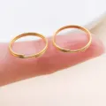 Iron double jump rings for jewelry making DIY bracelet necklace accessories 0.7/1mm - 10g Approx 40 Pcs (25691) / Thick 0.7mm Diameter 14mm / Gold