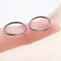 Metal double split rings for DIY jewelry making, bracelets, and keychains variant accessory. - 10g Approx 40 Pcs (25696) / Thick 0.7mm Diameter 14mm / Gunmetal