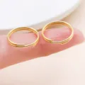 Double layer jump rings gold split rings DIY jewelry making connectors accessory components - 10g Approx 19 Pcs (25697) / Thick 1mm Diameter 16mm / Gold