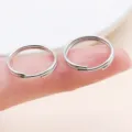 Silver metal double split jump rings for DIY jewelry making, necklace bracelet key chain parts. - 10g Approx 19 Pcs (25699) / Thick 1mm Diameter 16mm / Silver White