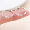 Silver double split rings for DIY jewelry making, keyrings, bracelets, and necklace craft parts. - 10g Approx 19 Pcs (25701) / Thick 1mm Diameter 16mm / Bright Silver