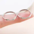 Silver double split rings for DIY jewelry making, ideal for bracelets, necklaces and keychains. - 10g Approx 14 Pcs (25705) / Thick 1mm Diameter 20mm / Silver White