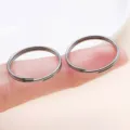 Silver/Black iron double split rings for DIY jewelry making, bracelets, and keychains. - 10g Approx 14 Pcs (25708) / Thick 1mm Diameter 20mm / Gunmetal