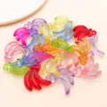 Pendeloques banane en acrylique transparent colore pour la fabrication de bijoux DIY et. - 20 Pièces (28x27mm)