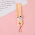 Joli peigne à cheveux miniature de dessin animé portable voyage mignon poupée panda outil de coiffure. - Panda (avec chaîne à billes)