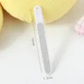 Tragbare Kunststoff-Nagelfeile mit Schleifoberfläche, 10cm Länge für die tägliche Maniküre. - Einfacher Stil / Großpackung / Weiß
