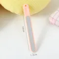 Rosa Kunststoff Nagelfeile mit feiner Schleifoberfläche, tragbares Manikuerewerkzeug für die Nagelpflege - Einfacher Stil / Großpackung / Orange