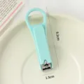 Tagliaunghie portatile verde menta, mini strumento per manicure unito, 8.2cm compatto. - Tagliaunghie Singolo (Sfuso) / Blu