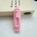 Leuke macaron roze push pull gum school schrijfwaren creatief schone gom hulpmiddel - Roze