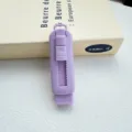 Macaron kleur push-pull gum in paars, creatieve studenten schrijfwaren en schoolbenodigdheden. - Paars