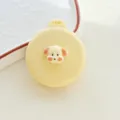 Süße welpen klappbare haarbürste mit spiegel tragbare mini kosmetik reise bürste - Ein Hund / Gelb