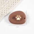 Mini schattig pootje utility mes draagbare pakketsnijder voor knutselen en dagelijks. - Koffiebruine schattige poot