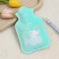 Niedliche Plüsch-Wärmflasche mit süßem Elefanten-Cartoon-Design, weicher Handwärmer. - Samt-Modell - Kleiner Elefant / 17*11 cm Klein