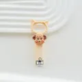 Cute puppy nail clipper variant, cartoon anti-splash design, portable daily manicure tool. - Cat Style / Coffee Puppy