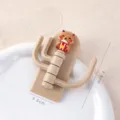 Süßer Wasserschwein Klebehaken mit drehbaren Haken für die Wand und einfache Montage. - Popcorn-Hamster